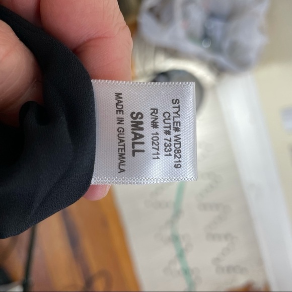 Gibson Popover Black Wide Leg Jumpsuit Womens S - Picture 13 of 13